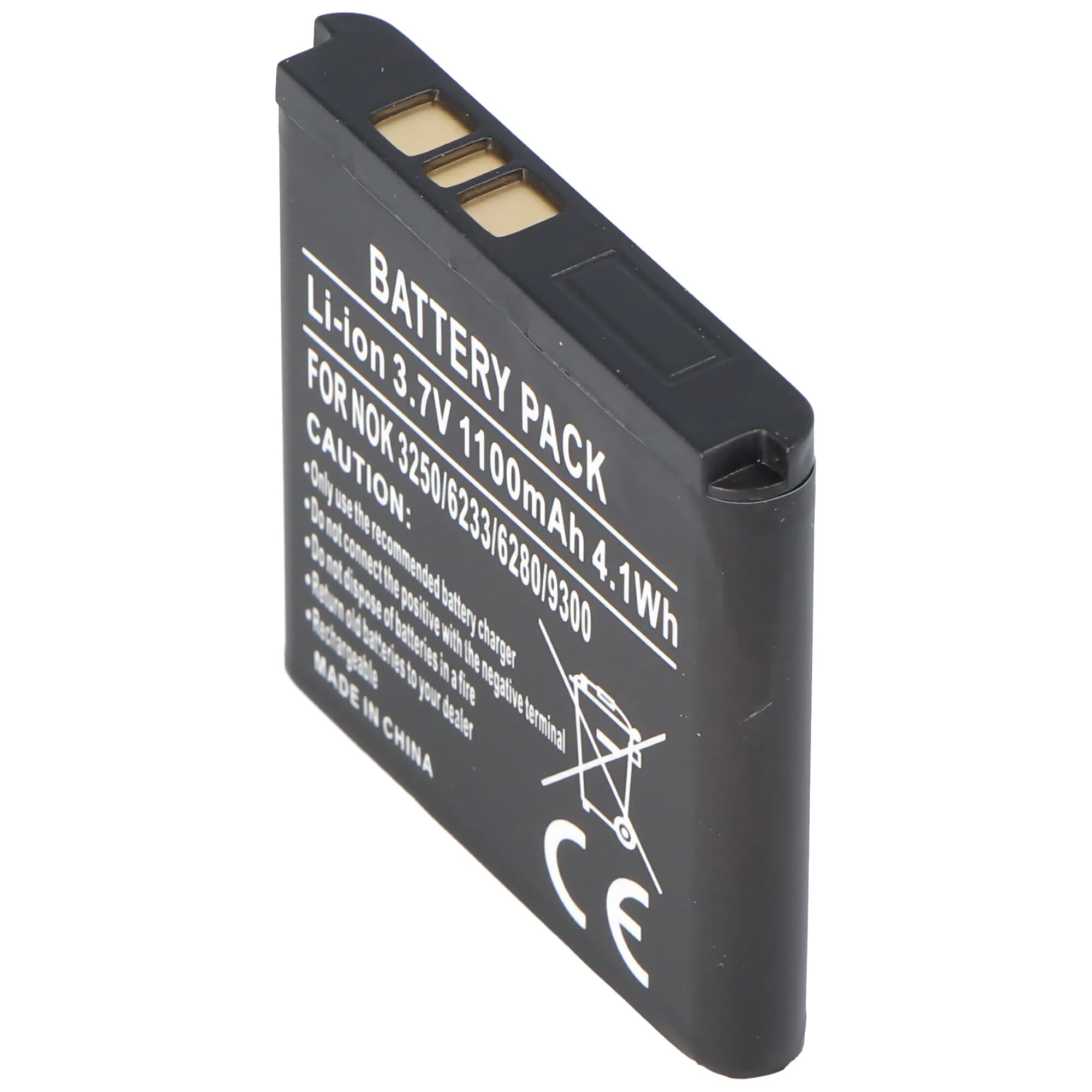 AccuCell batterie adaptée pour Nokia 9300 Communicator, BP-6M 600mAh